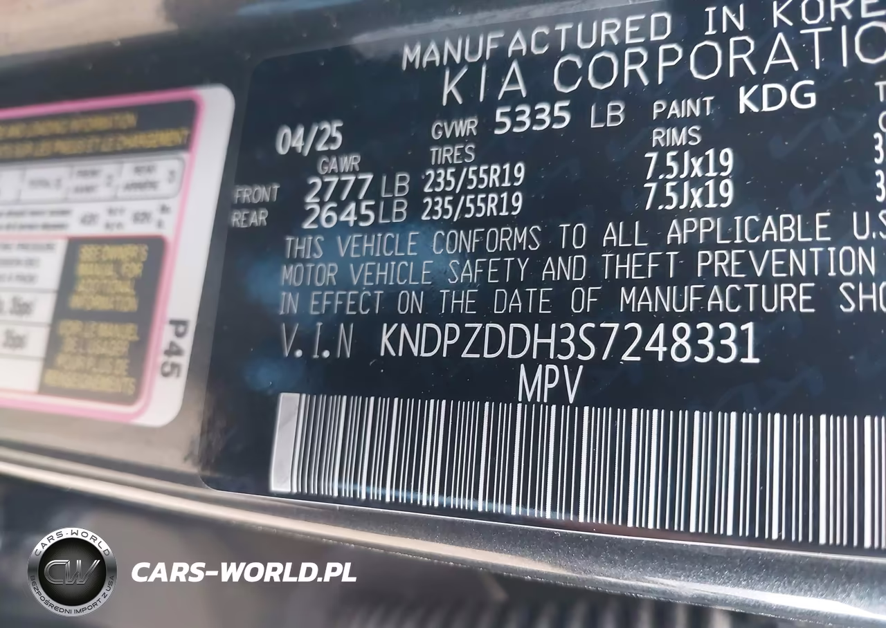 2025 Kia Sportage Plug-In Hybrid X-Line Prestige VIN:KNDPZDDH3S7248331 - 9