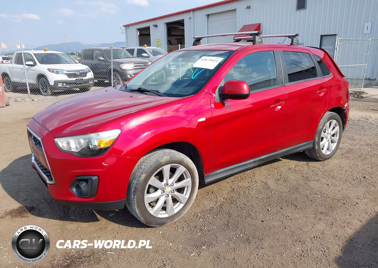 2013 Mitsubishi Outlander Sport Es VIN:4A4AP3AU6DE012531 - 2