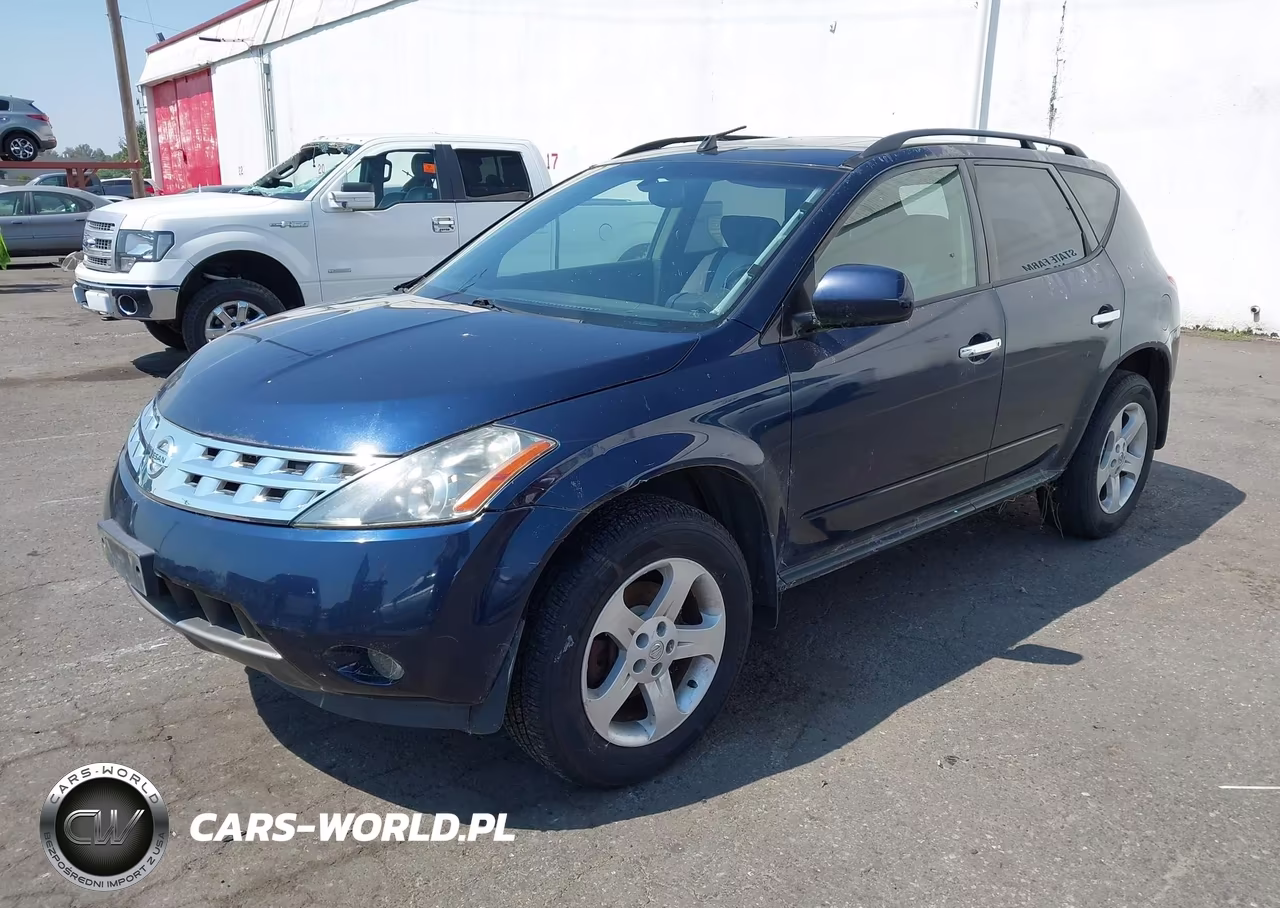 2004 Nissan Murano Sl VIN:JN8AZ08W84W337915 - 2
