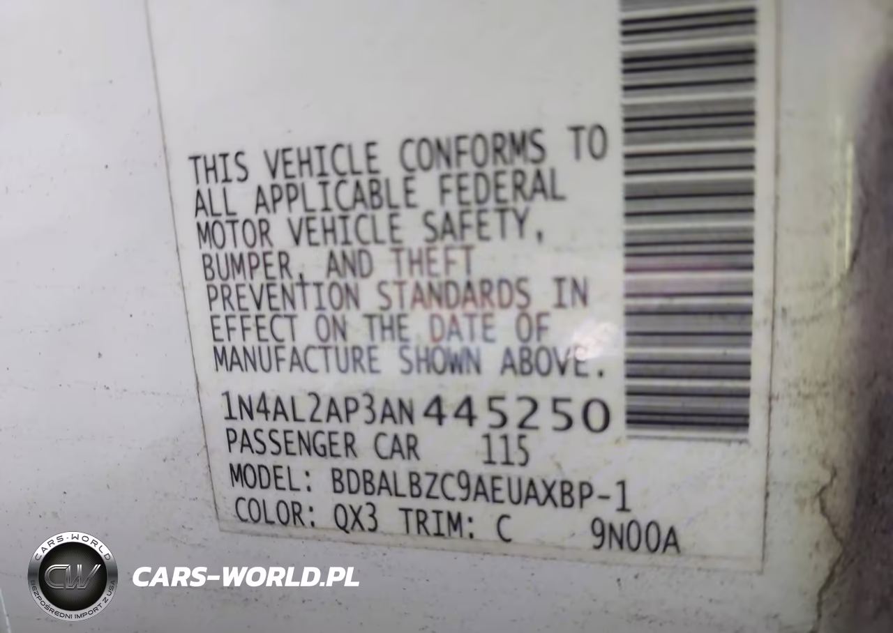 2010 Nissan Altima 2.5 S VIN:1N4AL2AP3AN445250 - 9