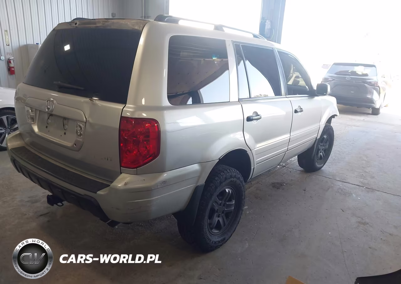2005 Honda Pilot Ex-L VIN:5FNYF18685B036334 - 4