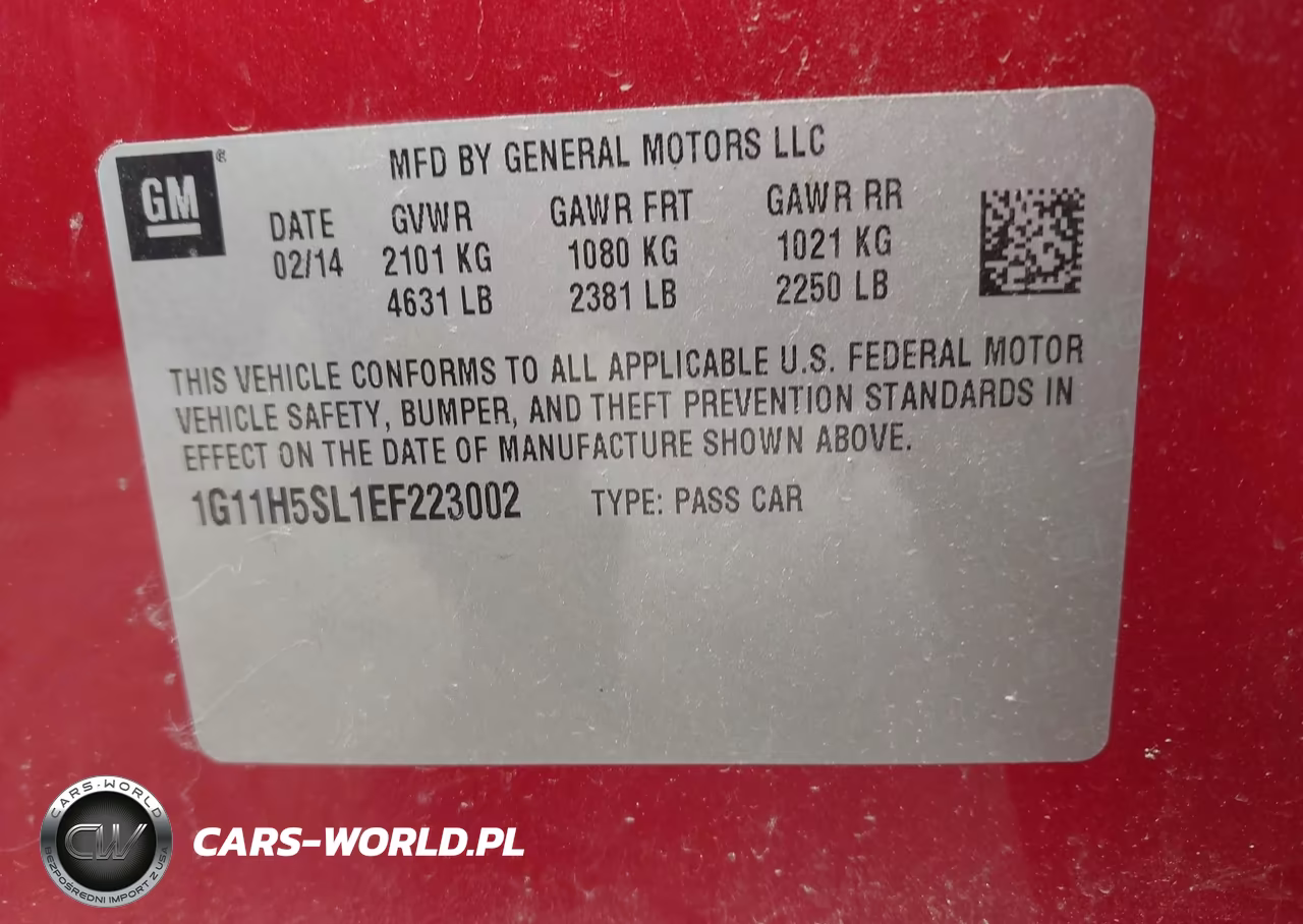 2014 Chevrolet Malibu 1Lz VIN:1G11H5SL1EF223002 - 9