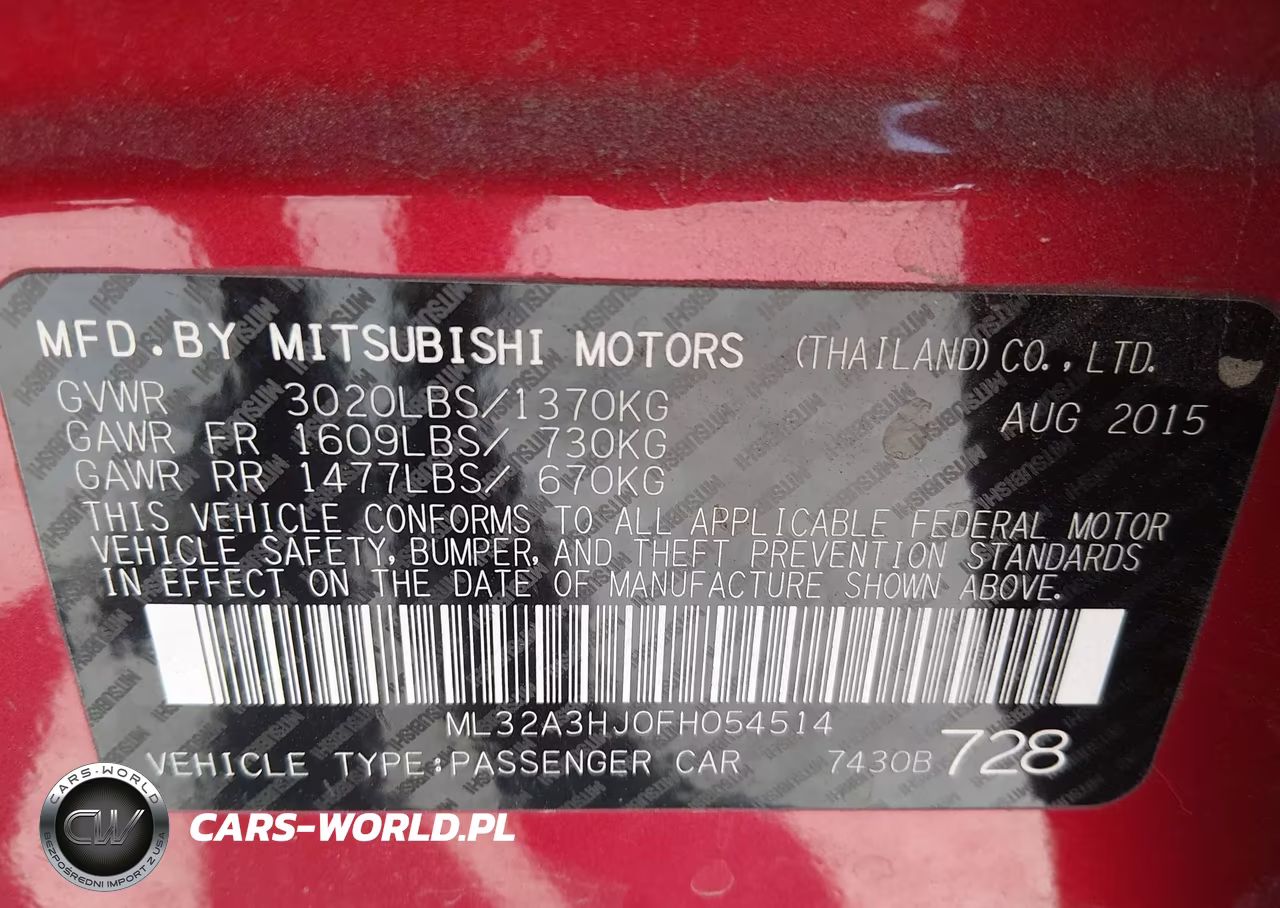 2015 Mitsubishi Mirage De VIN:ML32A3HJ0FH054514 - 9