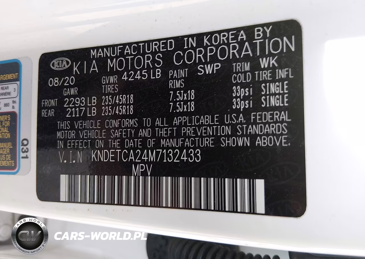 2021 Kia Seltos Sx Turbo VIN:KNDETCA24M7132433 - 9