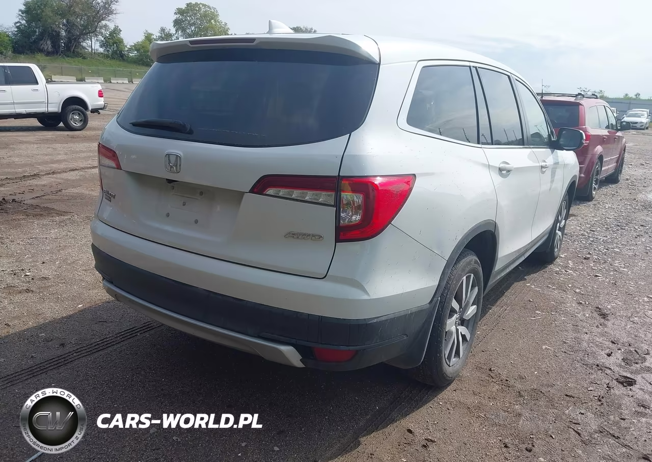2020 Honda Pilot Awd Ex-L W-Navi VIN:5FNYF6H43LB015223 - 4
