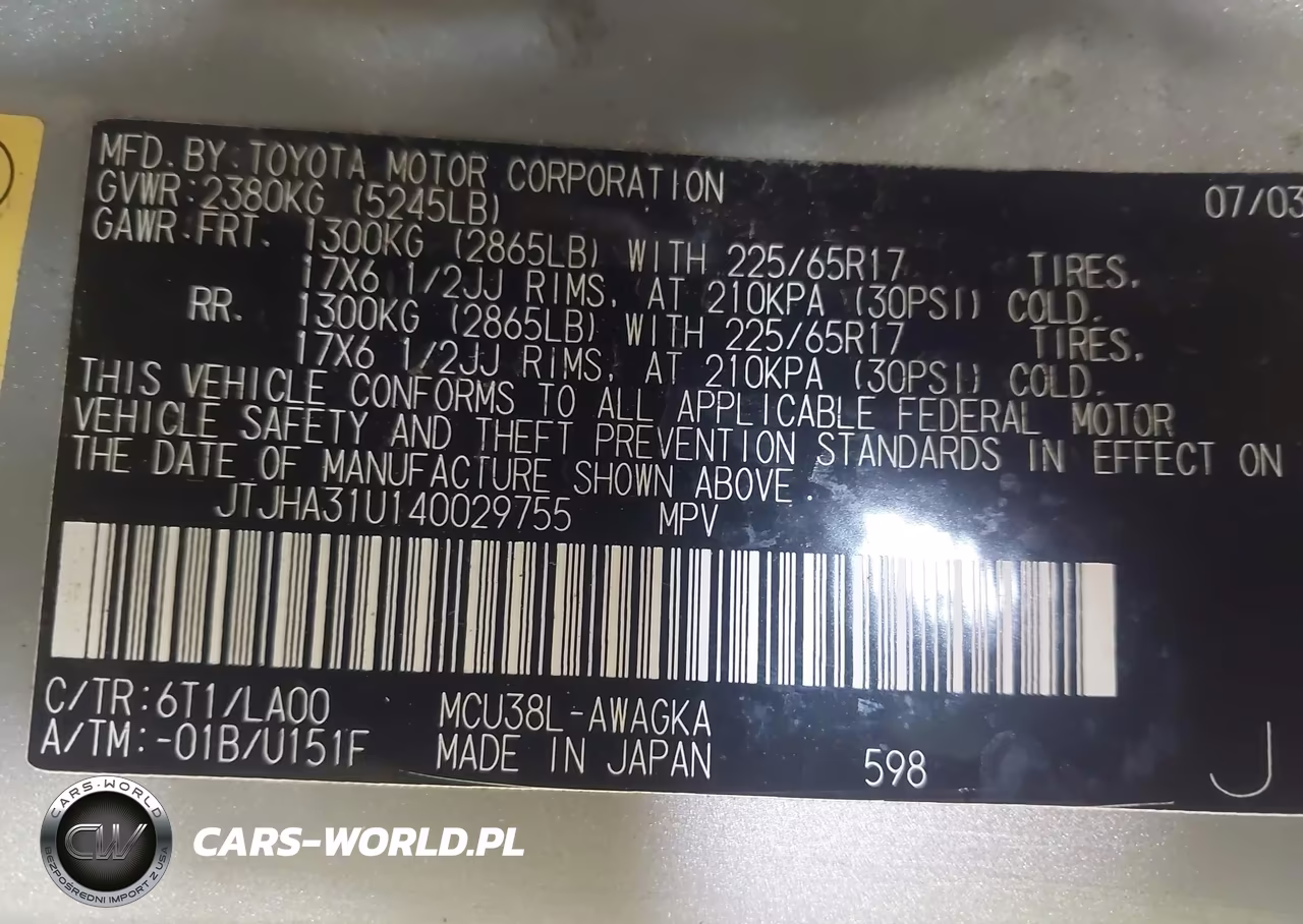 2004 Lexus Rx 330 VIN:JTJHA31U140029755 - 9