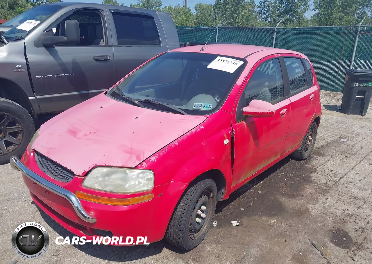 2005 Chevrolet Aveo Special Value VIN:KL1TD62655B459033 - 2