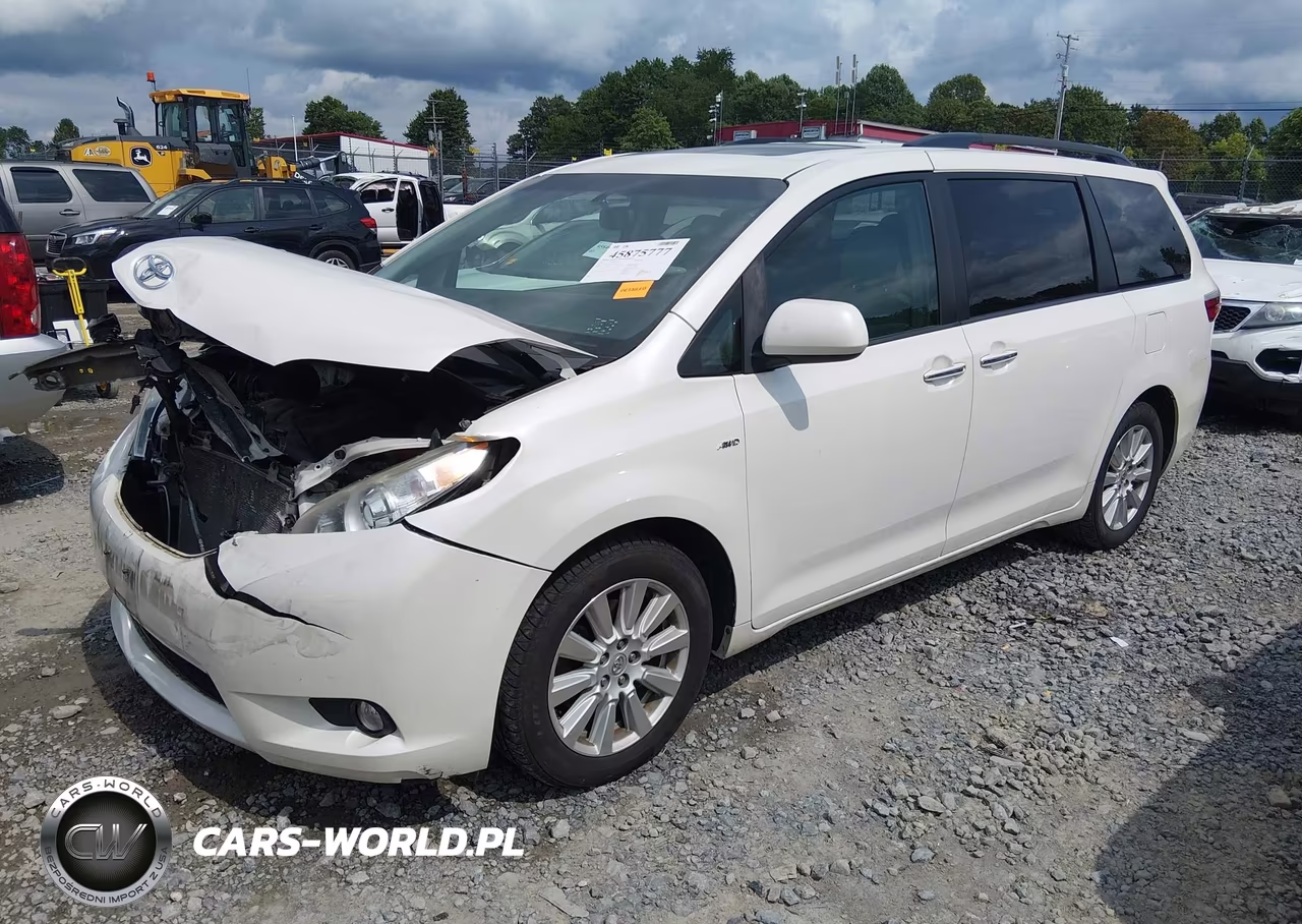 2017 Toyota Sienna Xle 7 Passenger VIN:5TDDZ3DC3HS156104 - 2