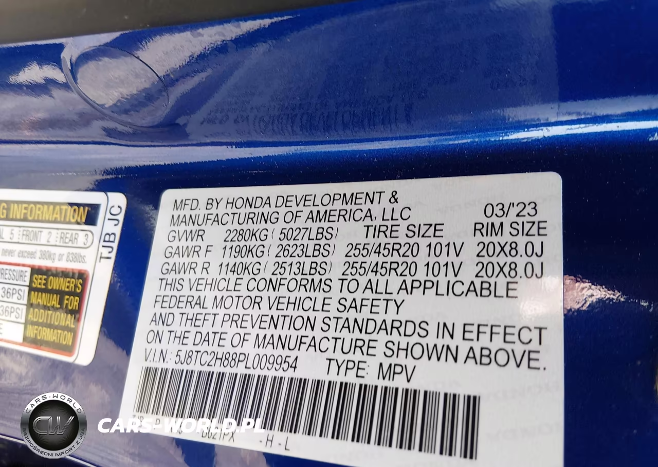 2023 Acura Rdx A-Spec Advance Package VIN:5J8TC2H88PL009954 - 9