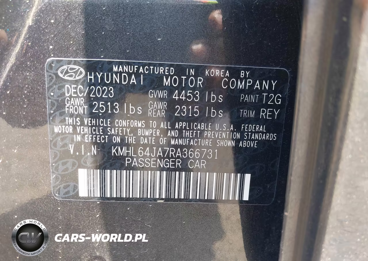 2024 Hyundai Sonata Sel VIN:KMHL64JA7RA366731 - 9