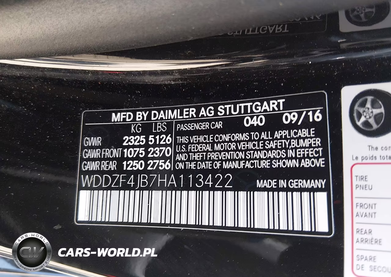 2017 Mercedes-Benz E 300 VIN:WDDZF4JB7HA113422 - 9