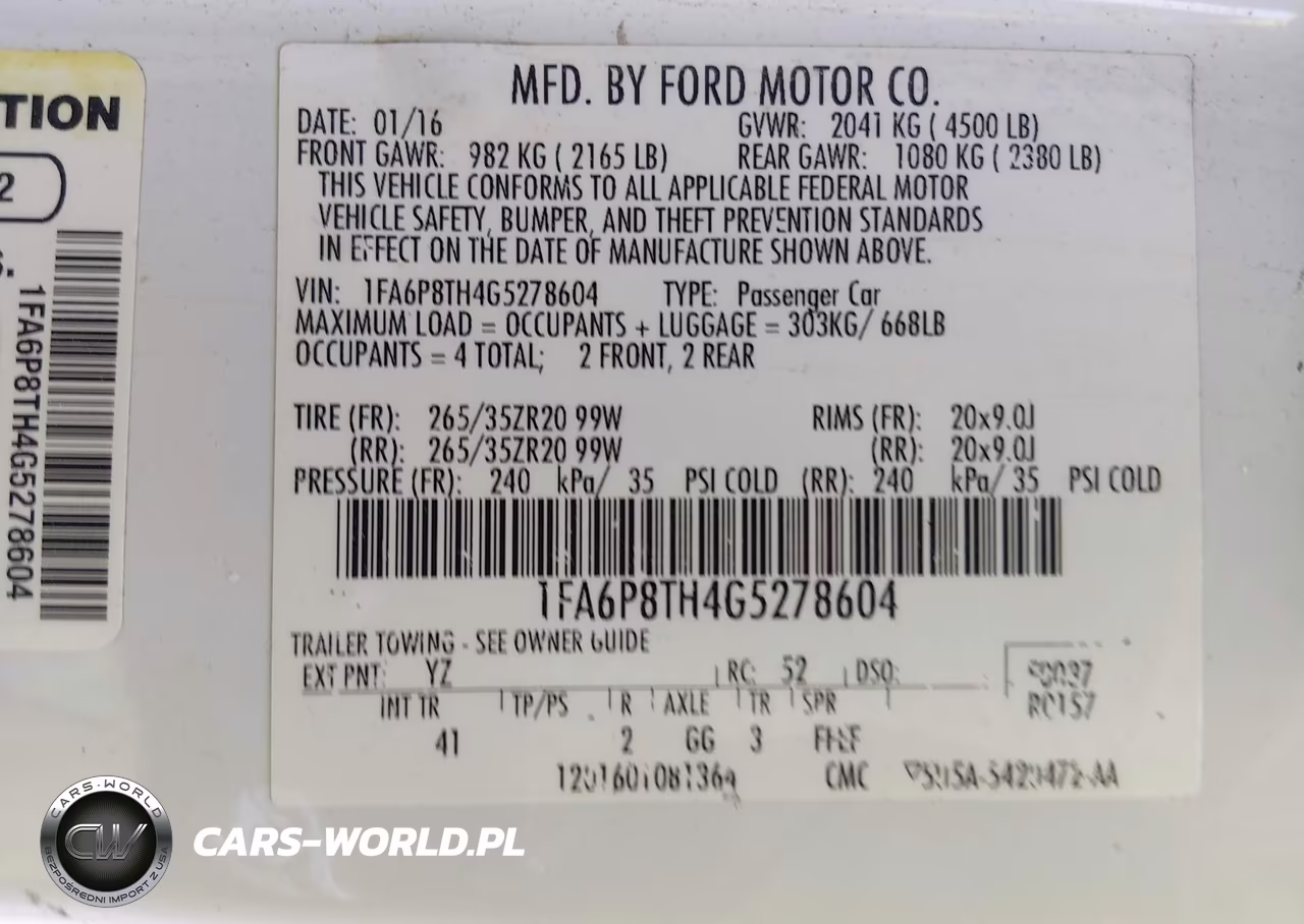 2016 Ford Mustang Ecoboost VIN:1FA6P8TH4G5278604 - 9