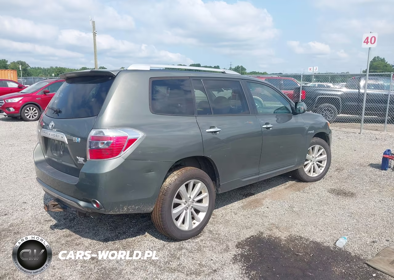 2008 Toyota Highlander Hybrid Limited VIN:JTEEW44A782018523 - 4