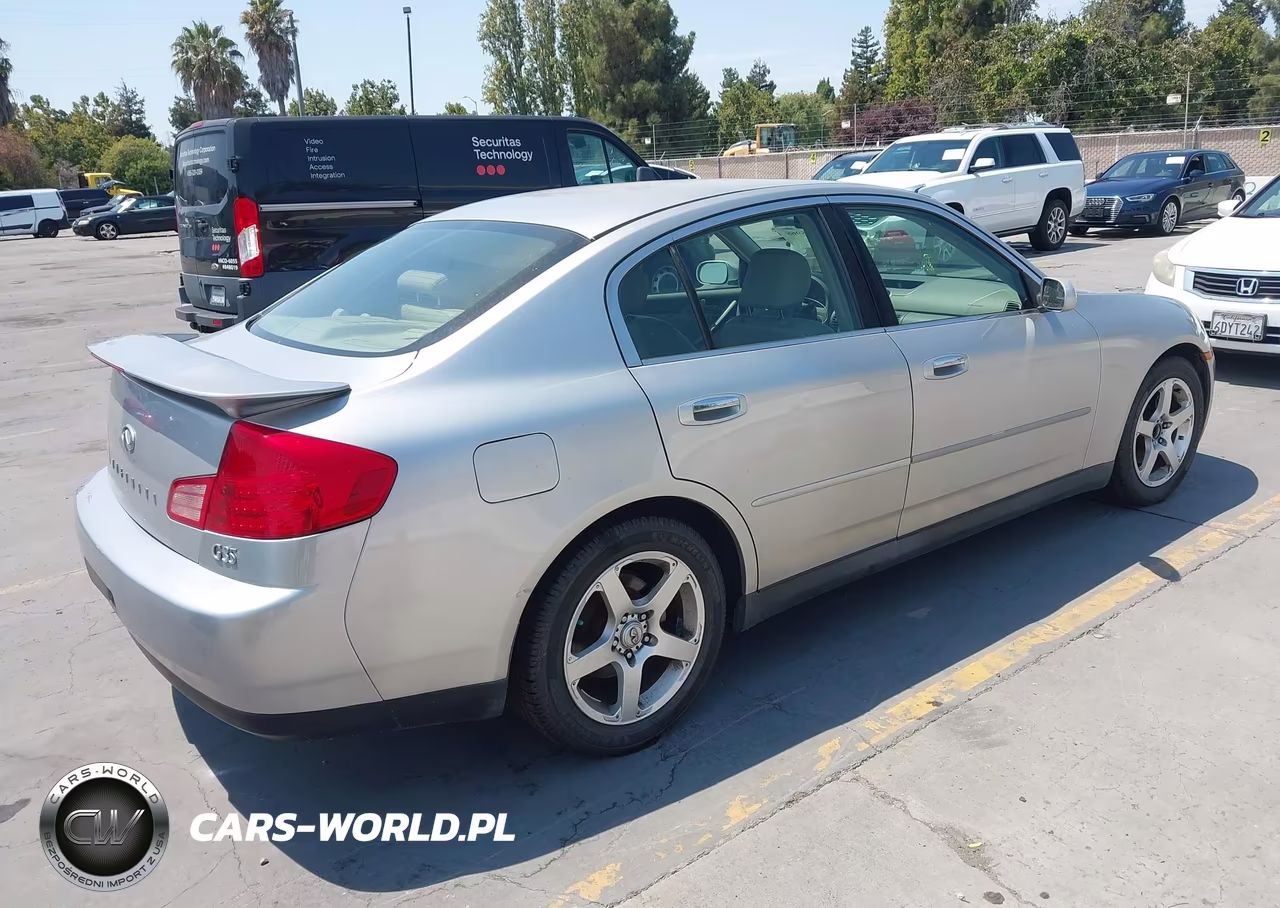 2003 Infiniti G35 Luxury Leather VIN:JNKCV51E33M307986 - 4