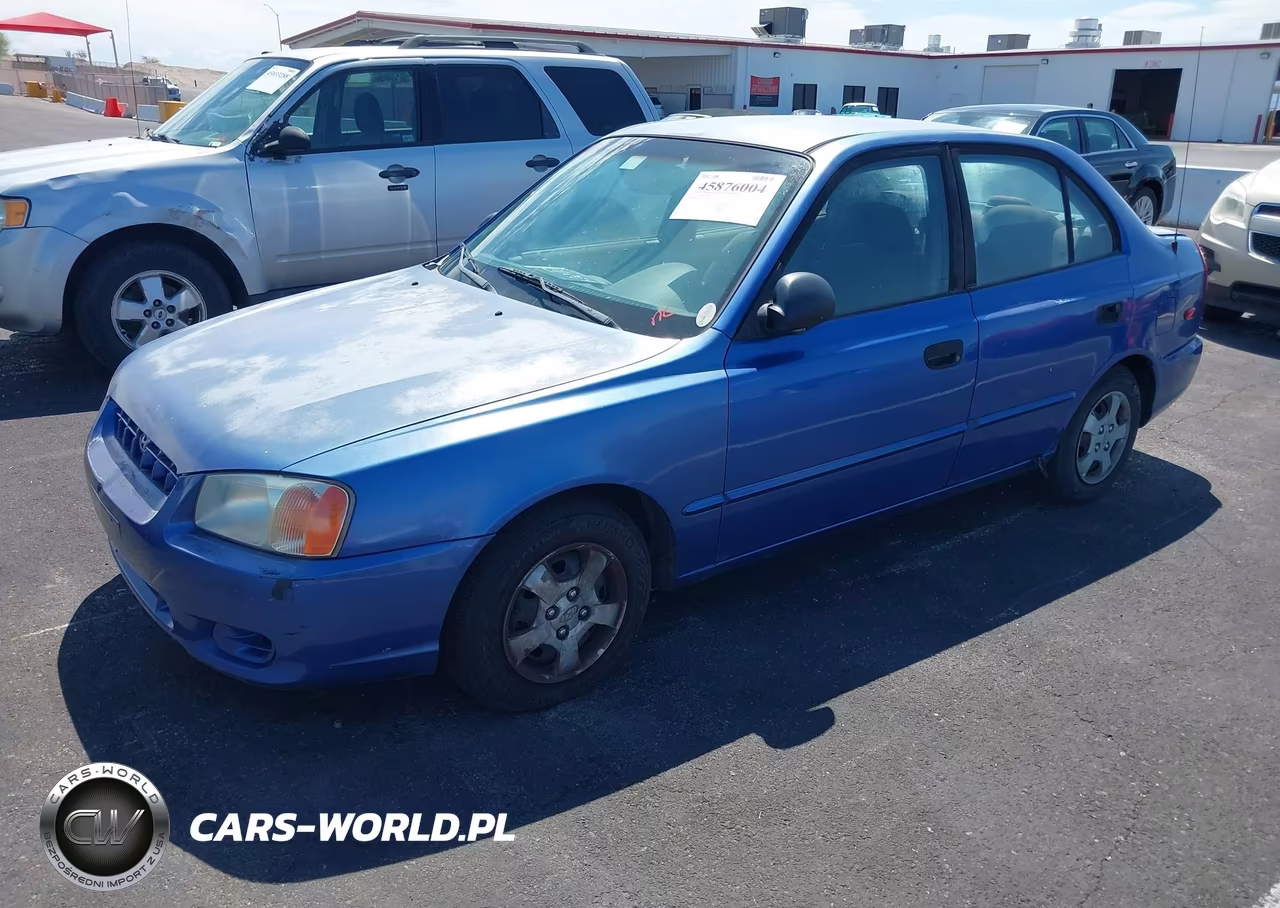 2002 Hyundai Accent Gl VIN:KMHCG45C72U340594 - 2