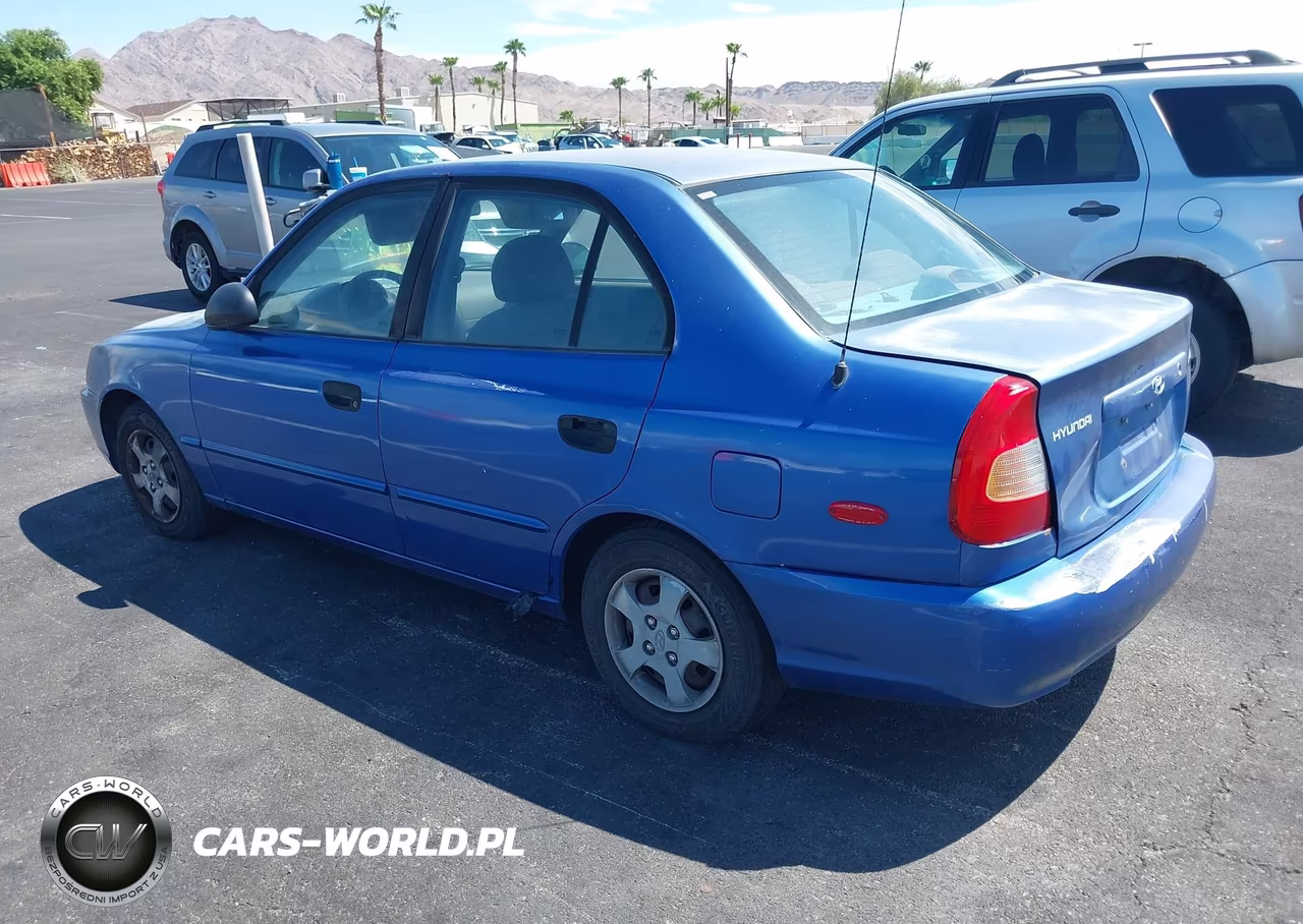2002 Hyundai Accent Gl VIN:KMHCG45C72U340594 - 3