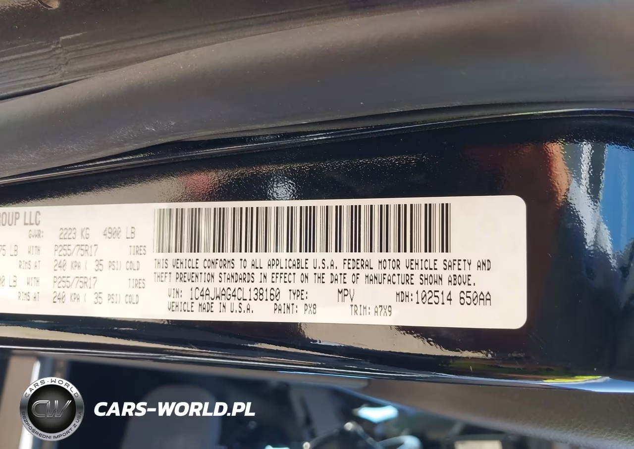 2012 Jeep Wrangler VIN:1C4AJWAG4CL138160 - 9