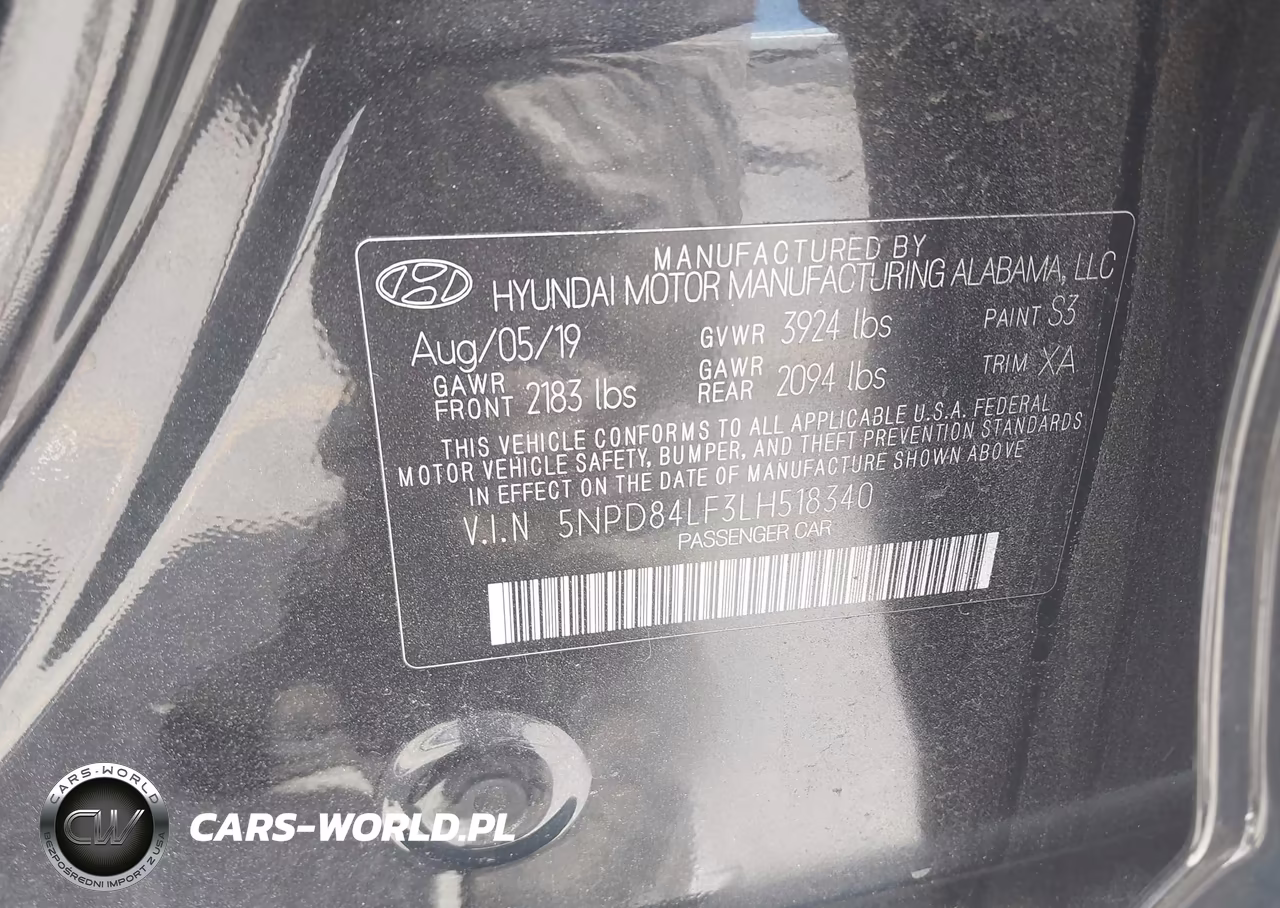 2020 Hyundai Elantra Limited VIN:5NPD84LF3LH518340 - 9