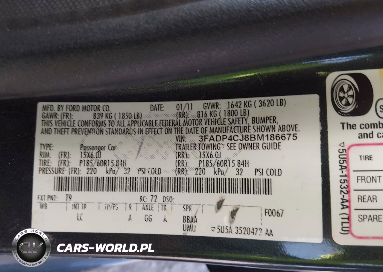 2011 Ford Fiesta Sel VIN:3FADP4CJ8BM186675 - 9