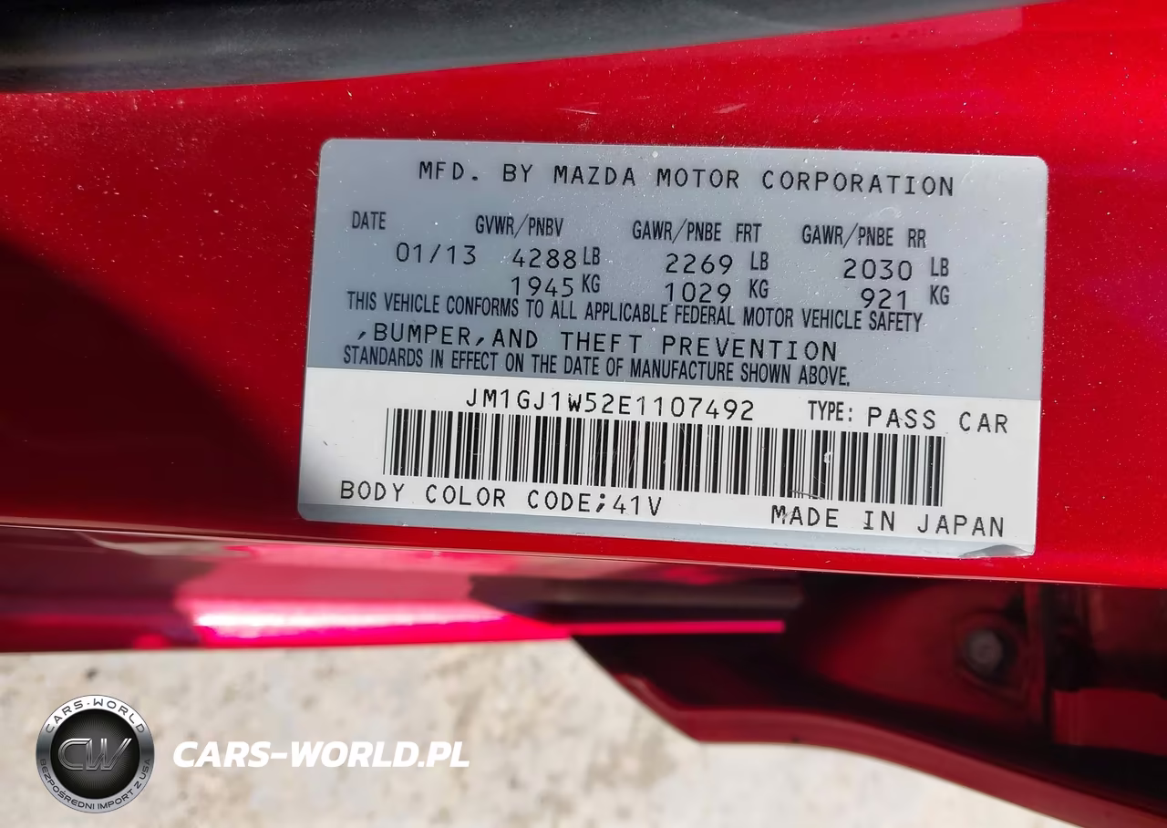 2014 Mazda Mazda6 I Grand Touring VIN:JM1GJ1W52E1107492 - 9
