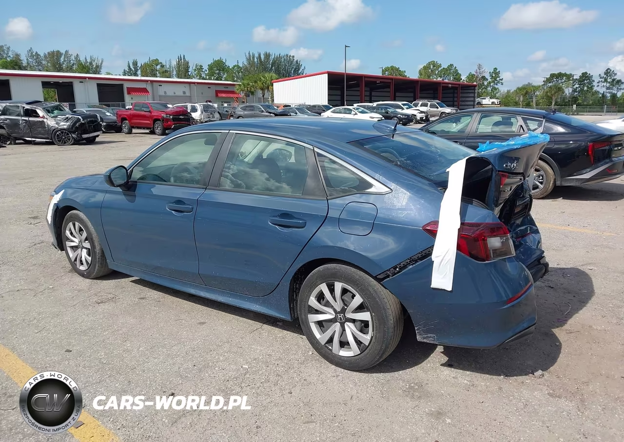 2025 Honda Civic Lx VIN:2HGFE2F29SH549079 - 3