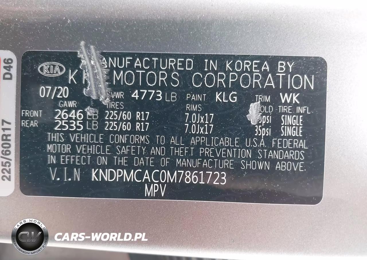 2021 Kia Sportage Lx VIN:KNDPMCAC0M7861723 - 9