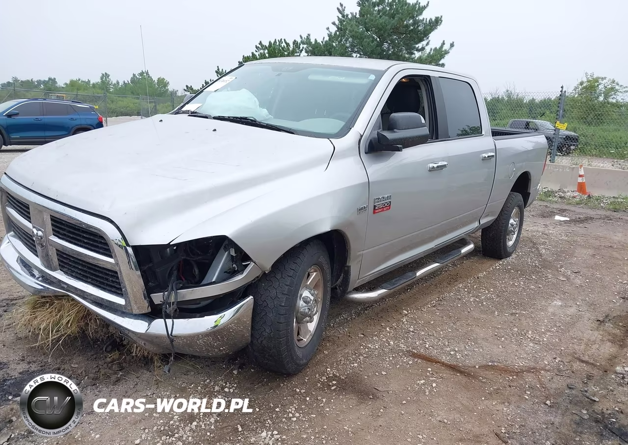 2012 Dodge Ram 2500 Slt VIN:3C6TD5DT2CG121607 - 2