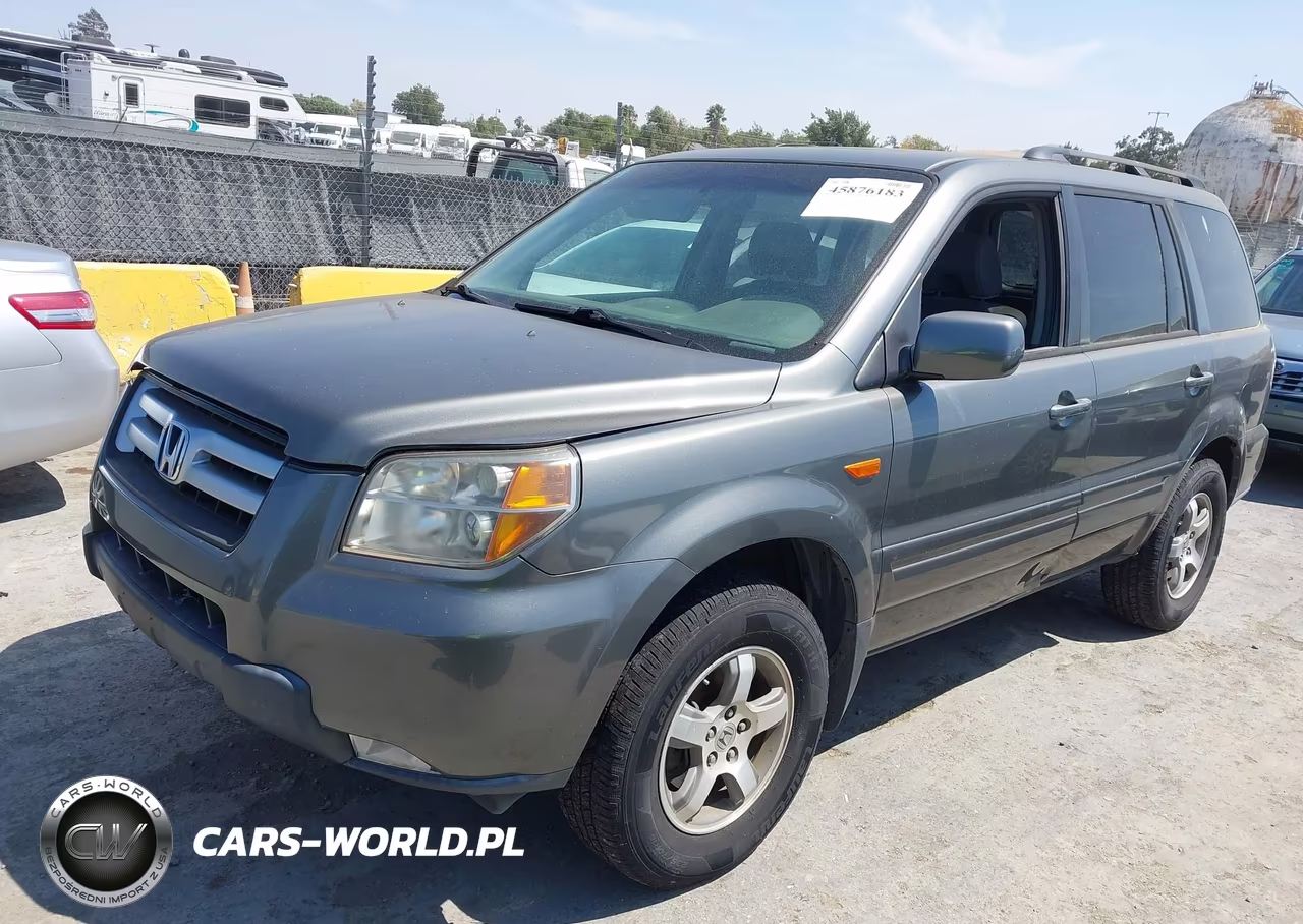 2007 Honda Pilot Ex-L VIN:5FNYF28657B009763 - 2