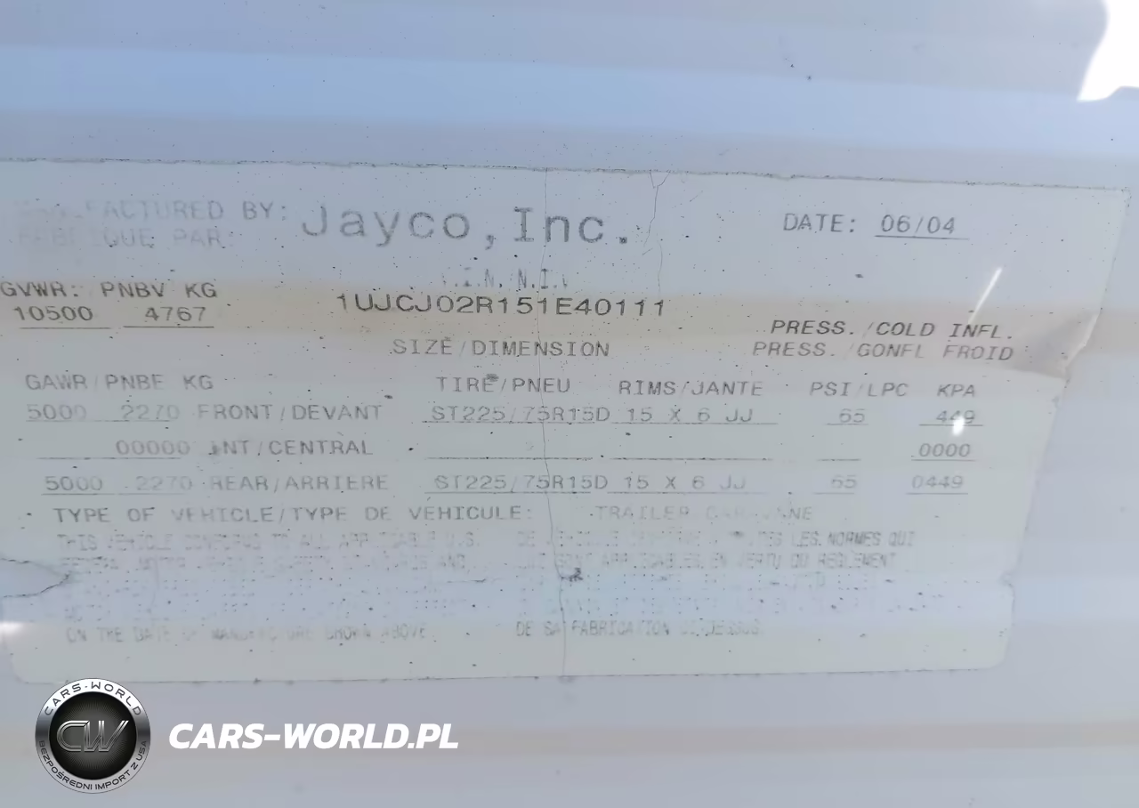 2005 Jayco Jayfl184Bh VIN:1UJCJ02R151E40111 - 9