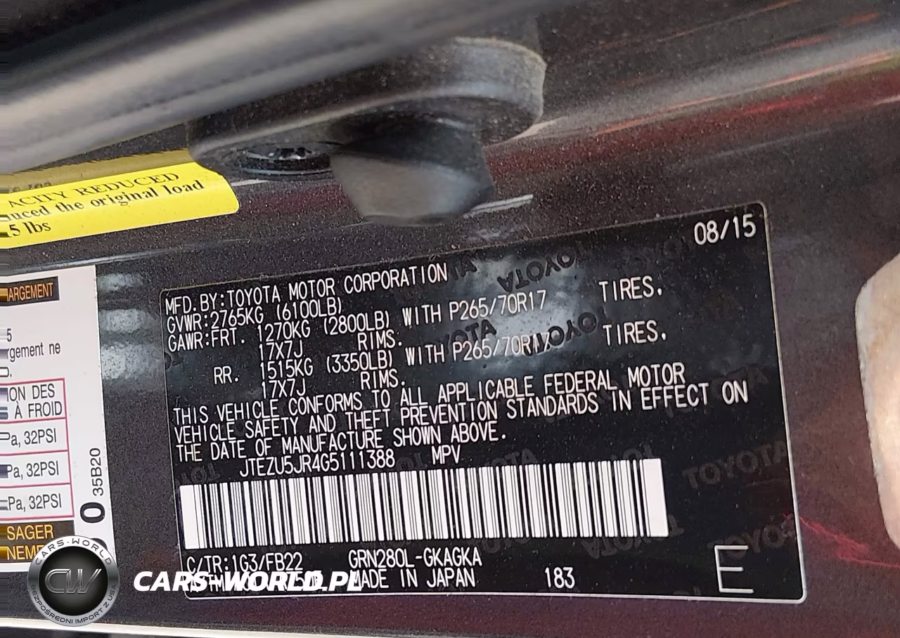 2016 Toyota 4Runner Sr5 VIN:JTEZU5JR4G5111388 - 9