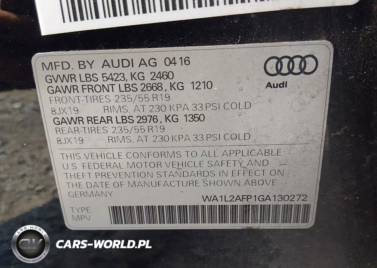 2016 Audi Q5 2.0T Premium VIN:WA1L2AFP1GA130272 - 9
