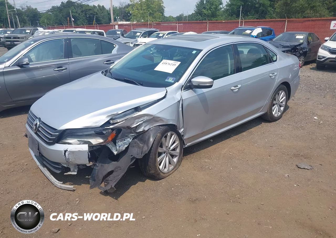 2013 Volkswagen Passat 2.5L Sel VIN:1VWCP7A31DC082090 - 2