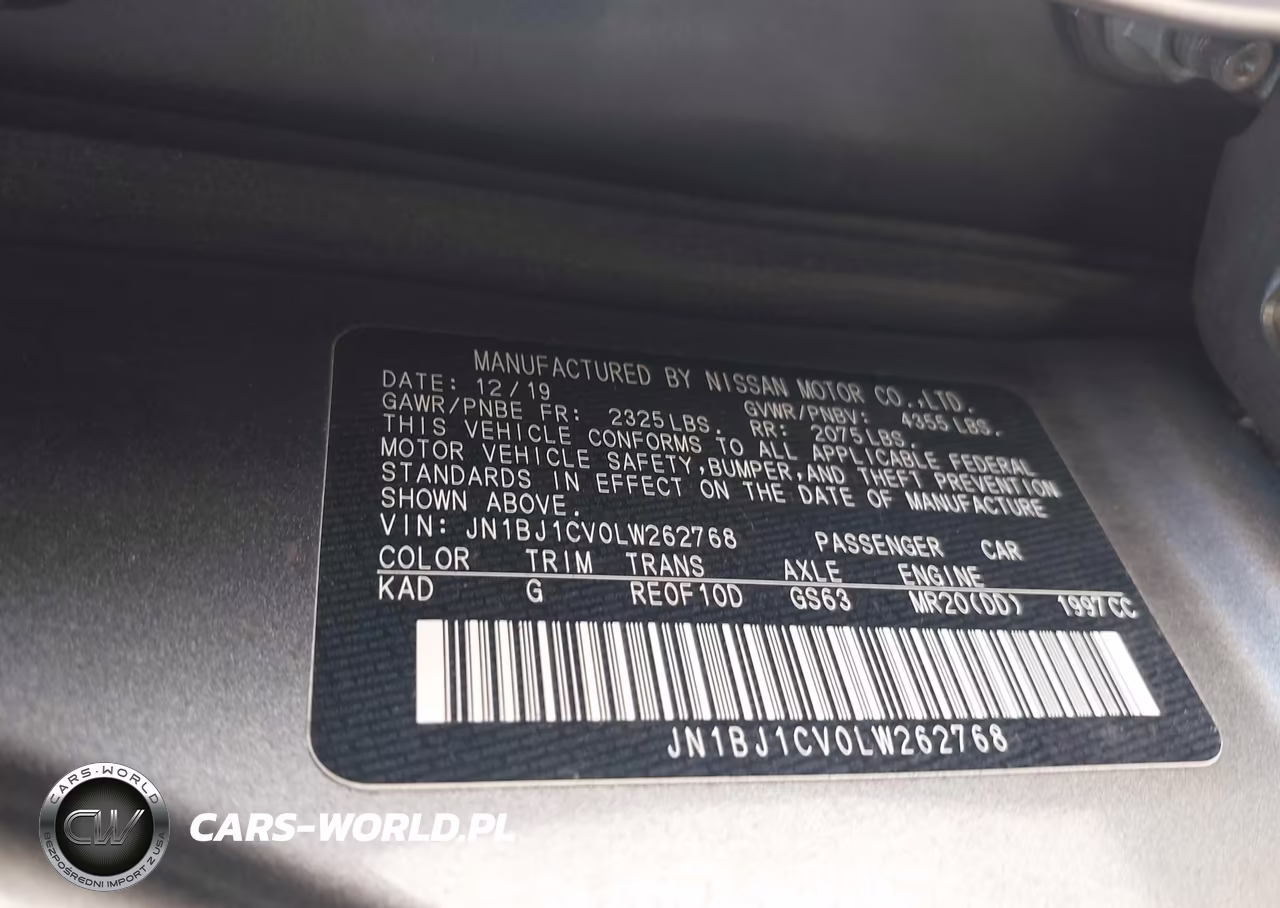 2020 Nissan Rogue Sport S Fwd Xtronic Cvt VIN:JN1BJ1CV0LW262768 - 9