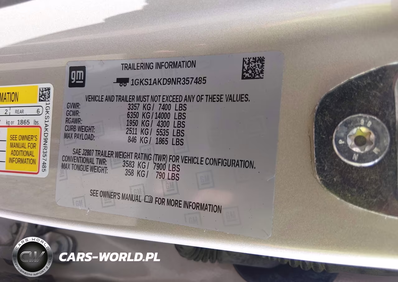 2022 GMC Yukon 2Wd Sle VIN:1GKS1AKD9NR357485 - 9