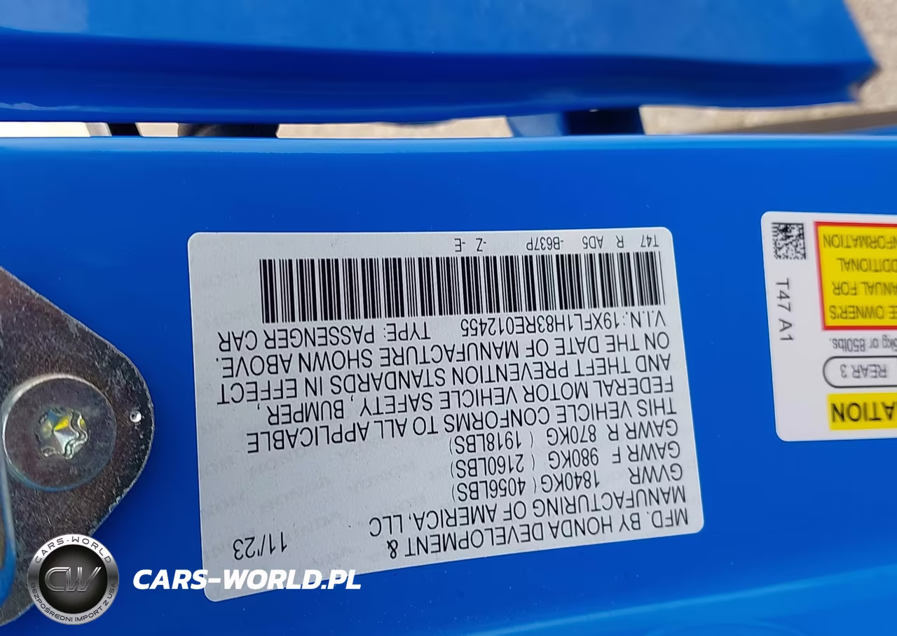 2024 Honda Civic Sport Touring VIN:19XFL1H83RE012455 - 9