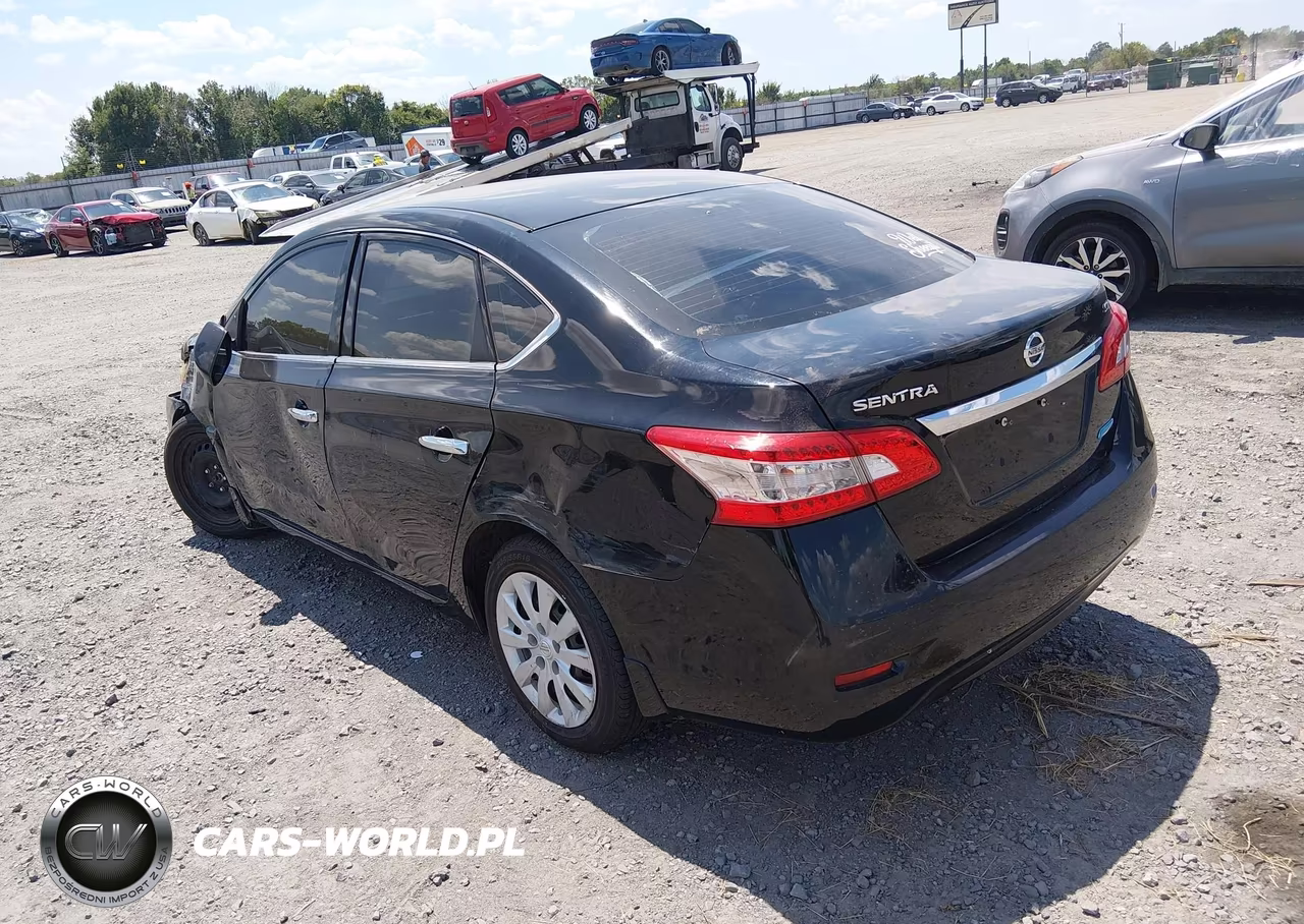 2014 Nissan Sentra Fe+ S-Fe+ Sv-S-Sl-Sr-Sv VIN:3N1AB7AP6EL666389 - 3