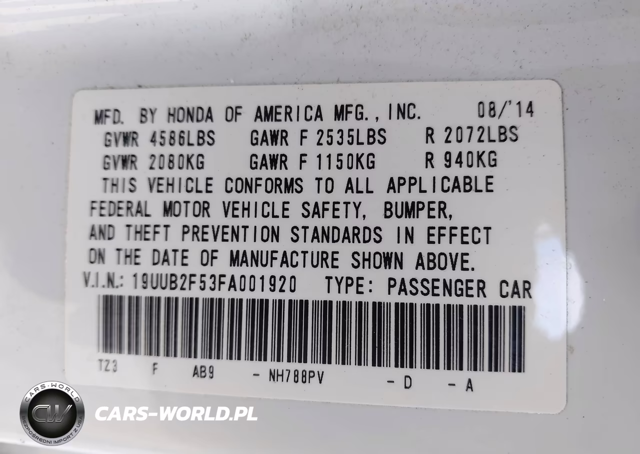 2015 Acura Tlx V6 Tech VIN:19UUB2F53FA001920 - 9