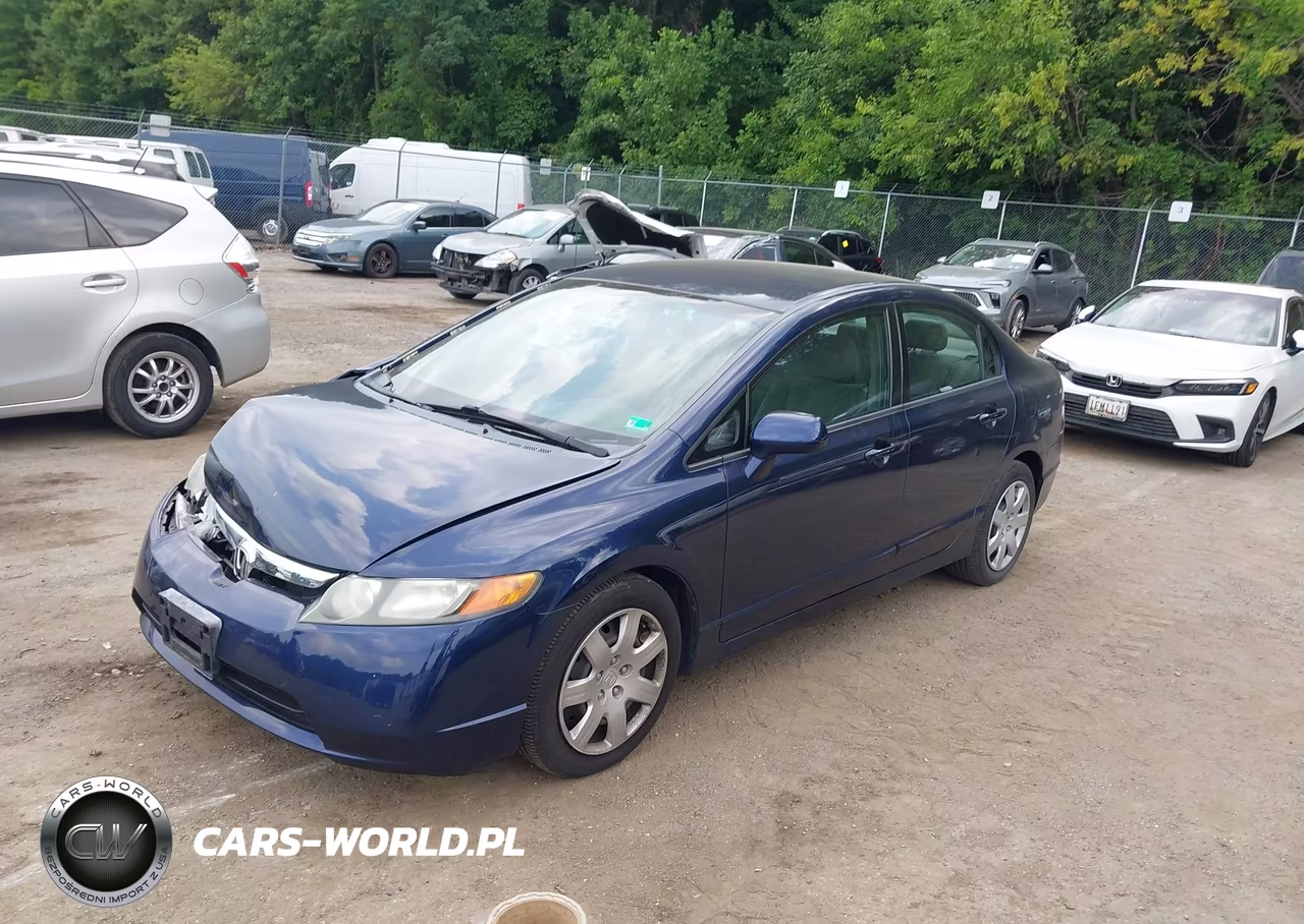 2008 Honda Civic Lx VIN:2HGFA16508H500636 - 2