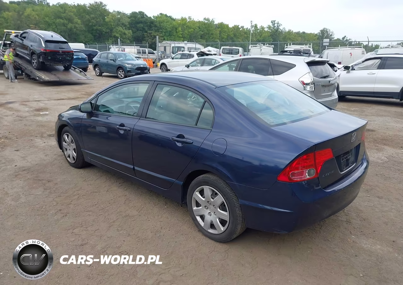 2008 Honda Civic Lx VIN:2HGFA16508H500636 - 3