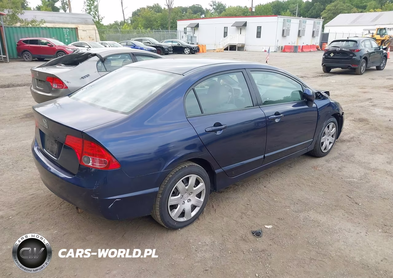 2008 Honda Civic Lx VIN:2HGFA16508H500636 - 4