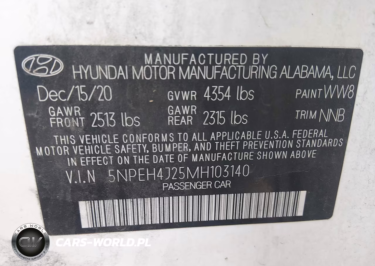 2021 Hyundai Sonata Limited VIN:5NPEH4J25MH103140 - 9