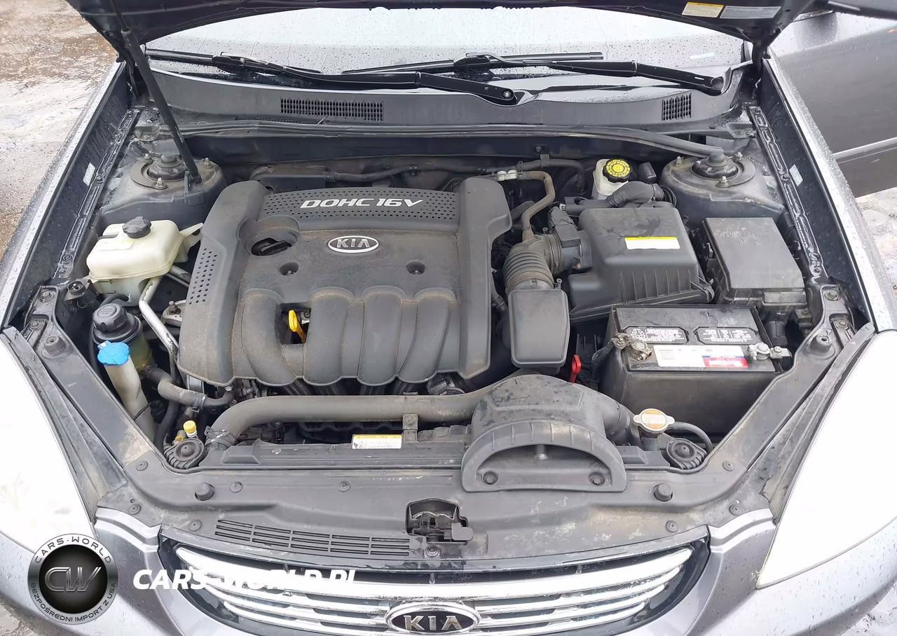 2007 Kia Optima Lx VIN:KNAGE123775159671 - 10