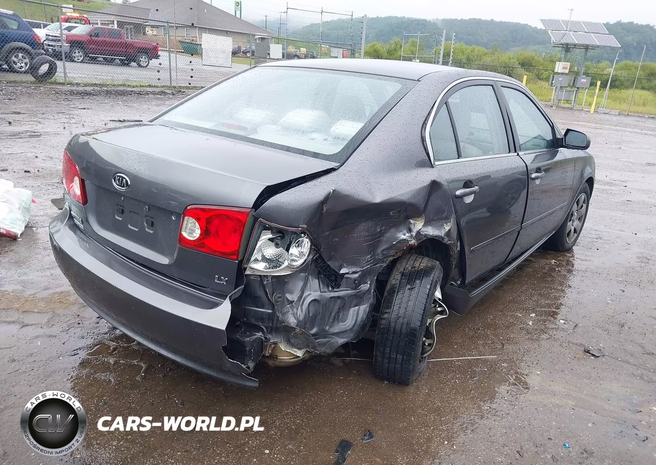 2007 Kia Optima Lx VIN:KNAGE123775159671 - 4