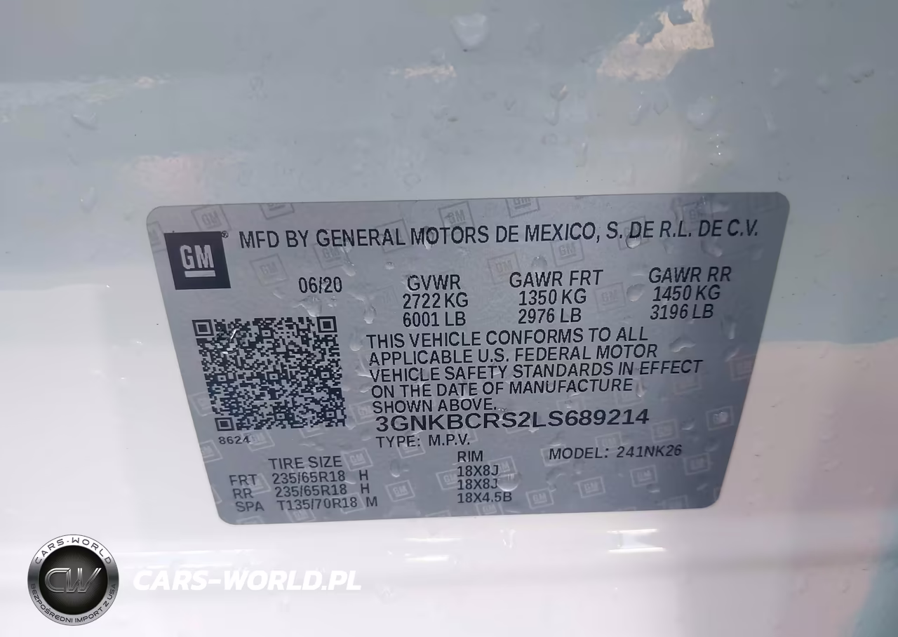 2020 Chevrolet Blazer Fwd 2Lt VIN:3GNKBCRS2LS689214 - 9