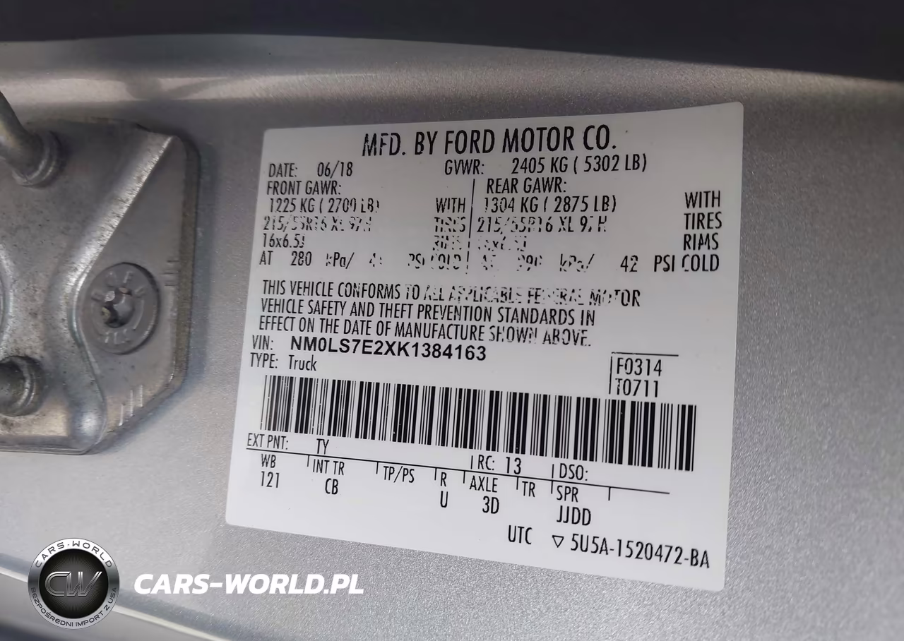 2019 Ford Transit Connect Xl VIN:NM0LS7E2XK1384163 - 9