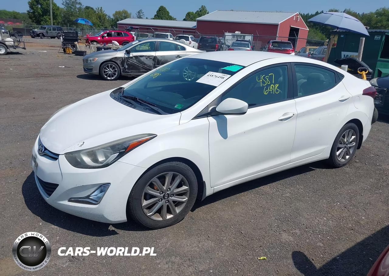 2014 Hyundai Elantra Se VIN:5NPDH4AE7EH460925 - 2