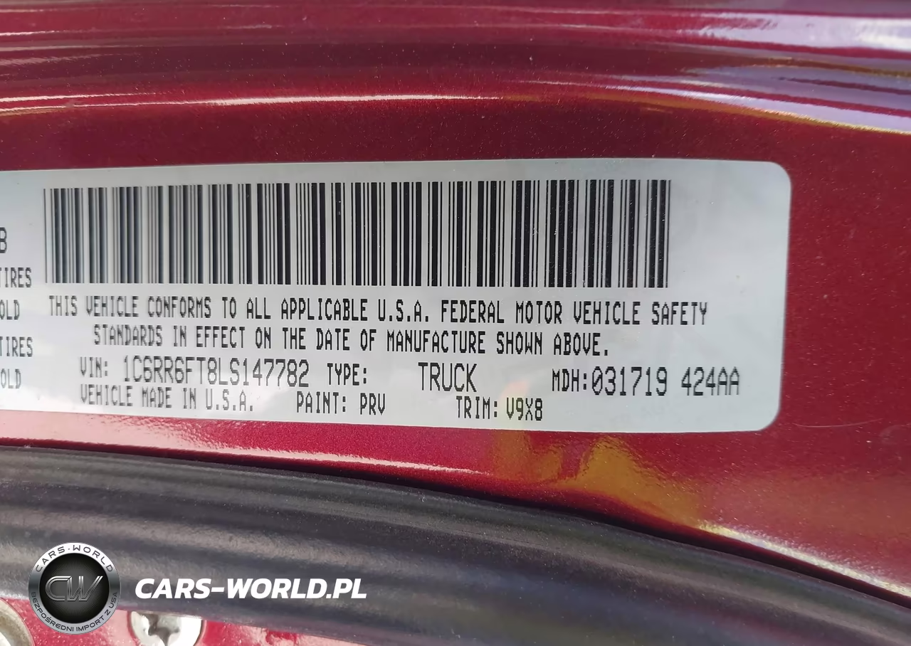2020 Ram 1500 Classic Tradesman 4X2 6'4 Box VIN:1C6RR6FT8LS147782 - 9
