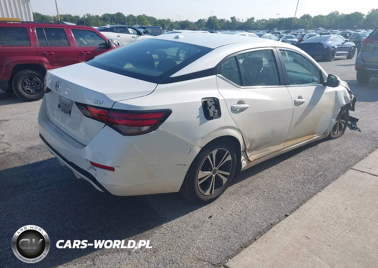 2020 Nissan Sentra Sv Xtronic Cvt VIN:3N1AB8CV6LY310025 - 4