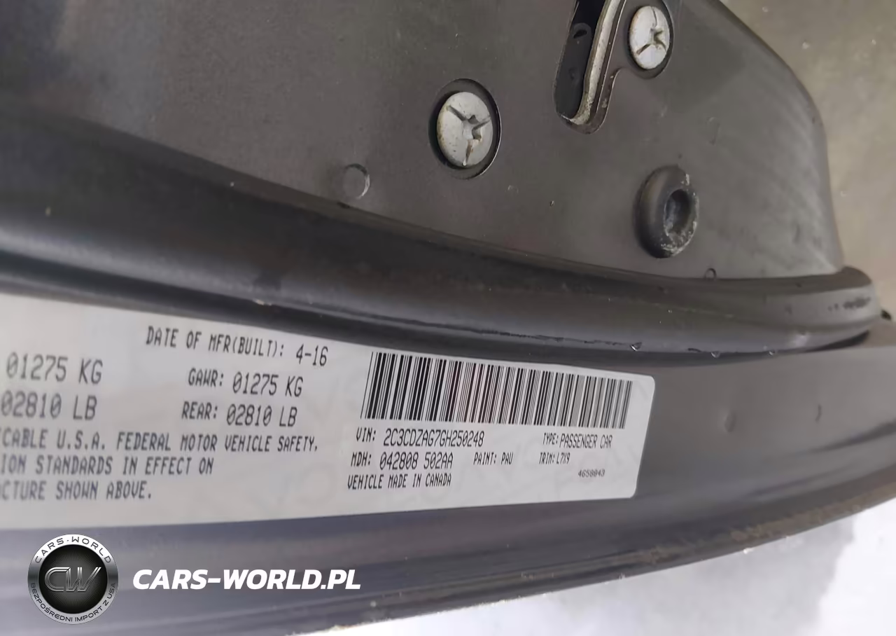 2016 Dodge Challenger Sxt VIN:2C3CDZAG7GH250248 - 9
