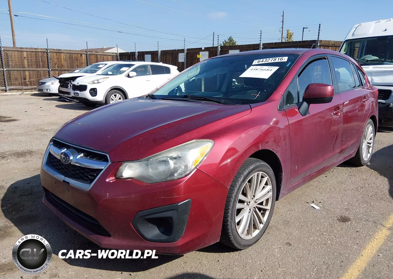 2013 Subaru Impreza Premium VIN:JF1GPAD61DG837499 - 2